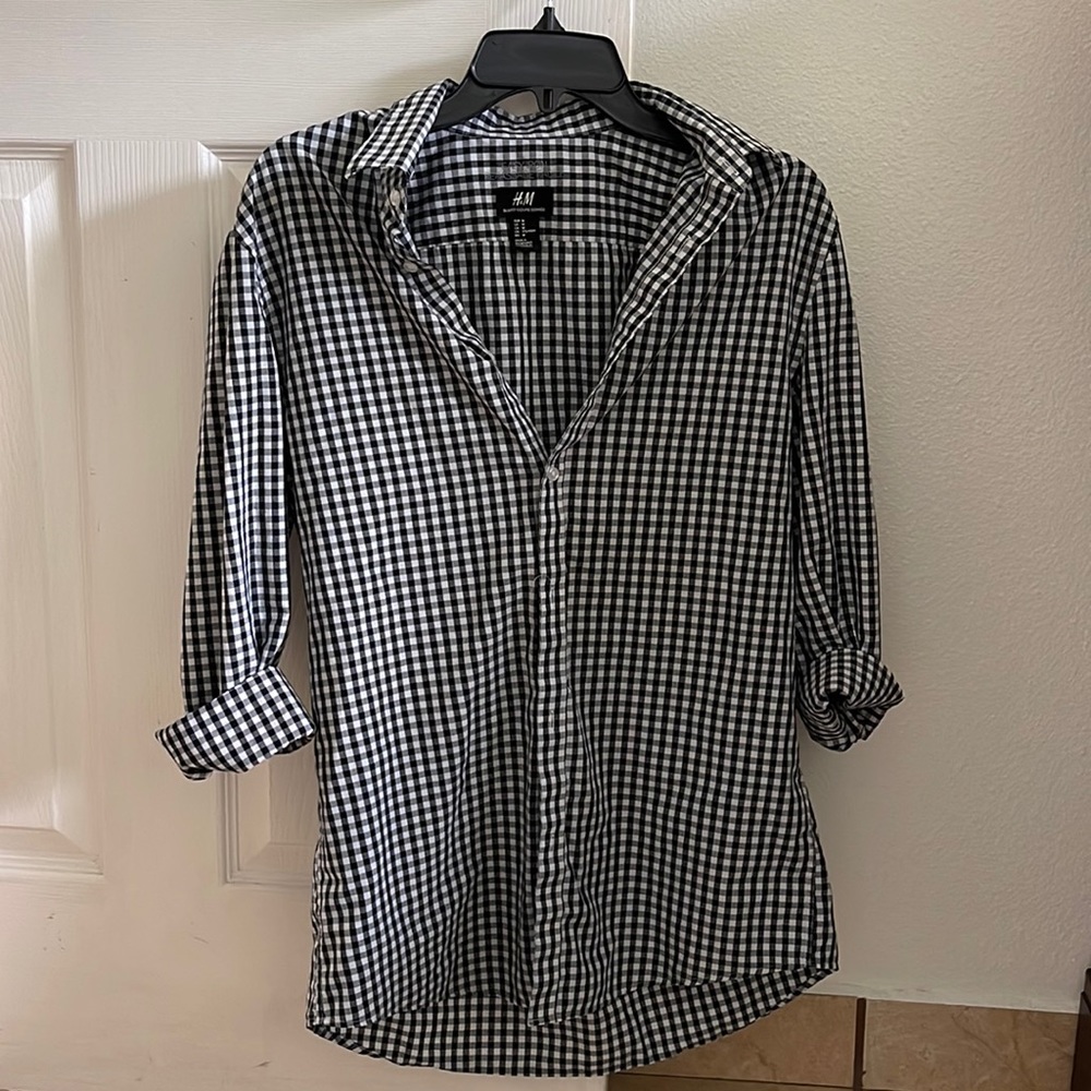 Men’s H&M plaid button down
